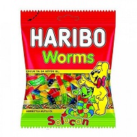 Haribo Worms Jelly 80gm